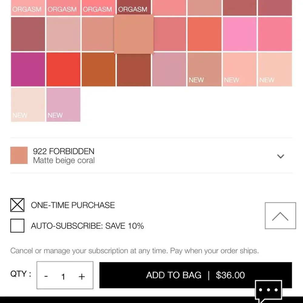 NIB NARS Forbidden Matte Blush
